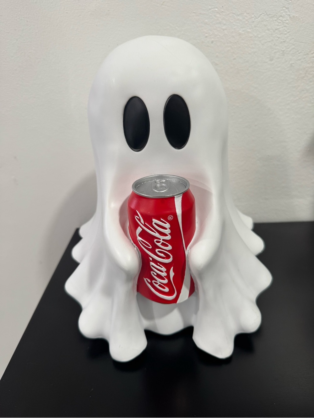 White Coca Cola Ghost Decorative Figurine
